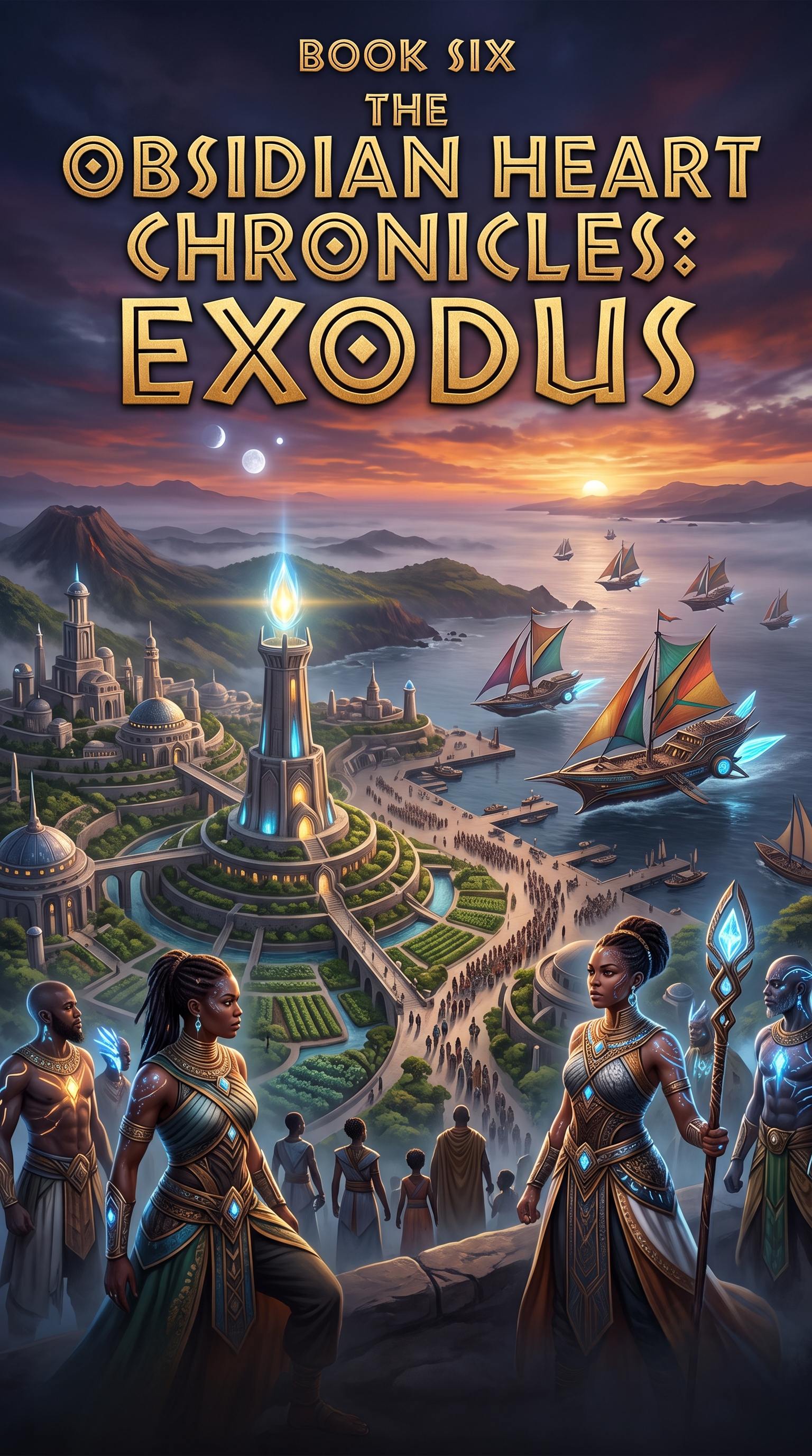 The Obsidian Heart Chronicles: Exodus Cover